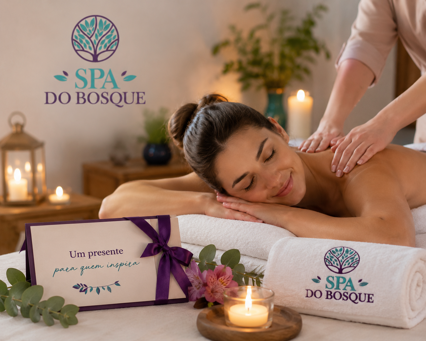 Massagem relaxante para professora no Spa do Bosque em Guarulhos